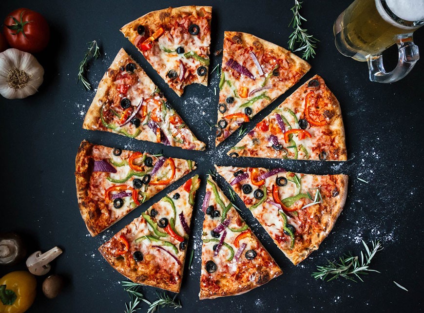 Mid day half baked harvest pizza